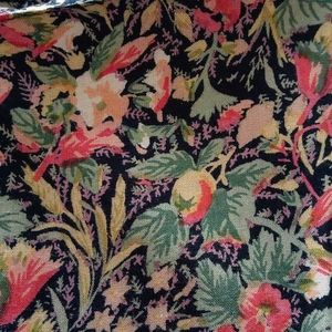 Vintage Boez Rayon Floral Print Dress